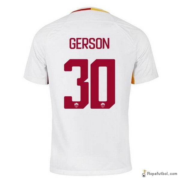 Camiseta As Roma Replica Segunda Ropa Gerson 2017/18